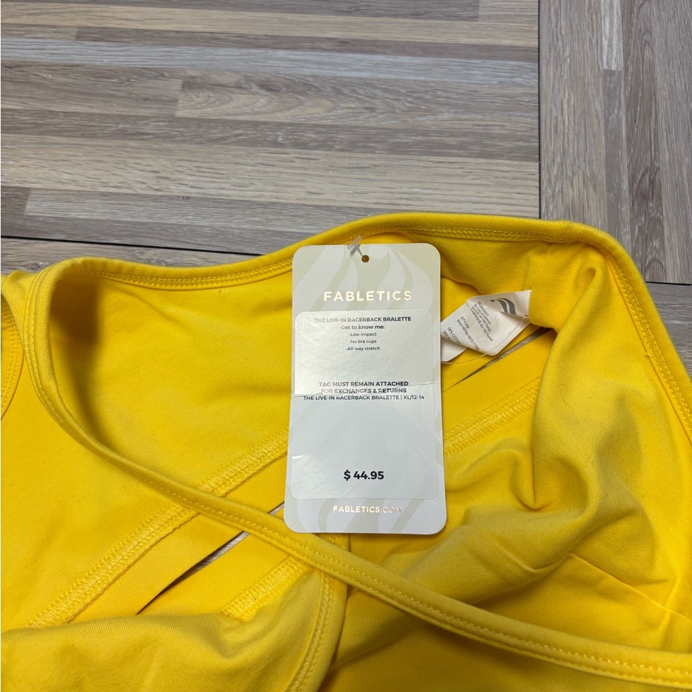 FABLETICS LIVE-IN RACERBACK BRALETTE - Picture 3 of 3